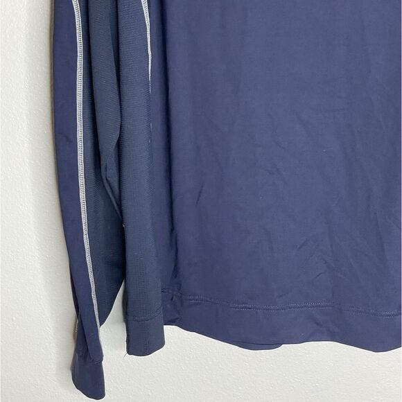 FootJoy Men’s Navy Tech Midlayer Quarter Zip Golf Pullover Size Large - Picture 6 of 13